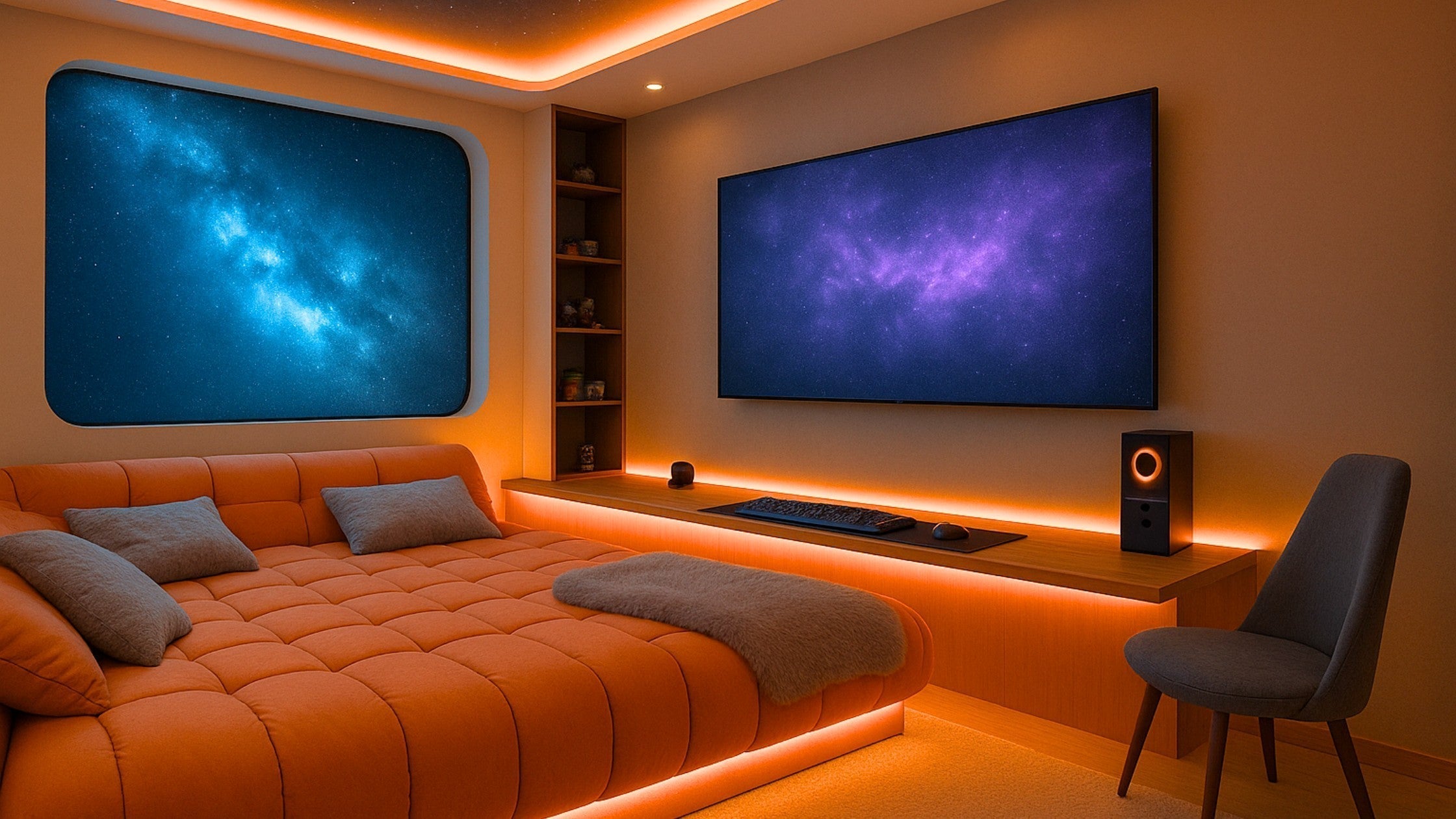 How to turn your bedroom into a cozy cinema