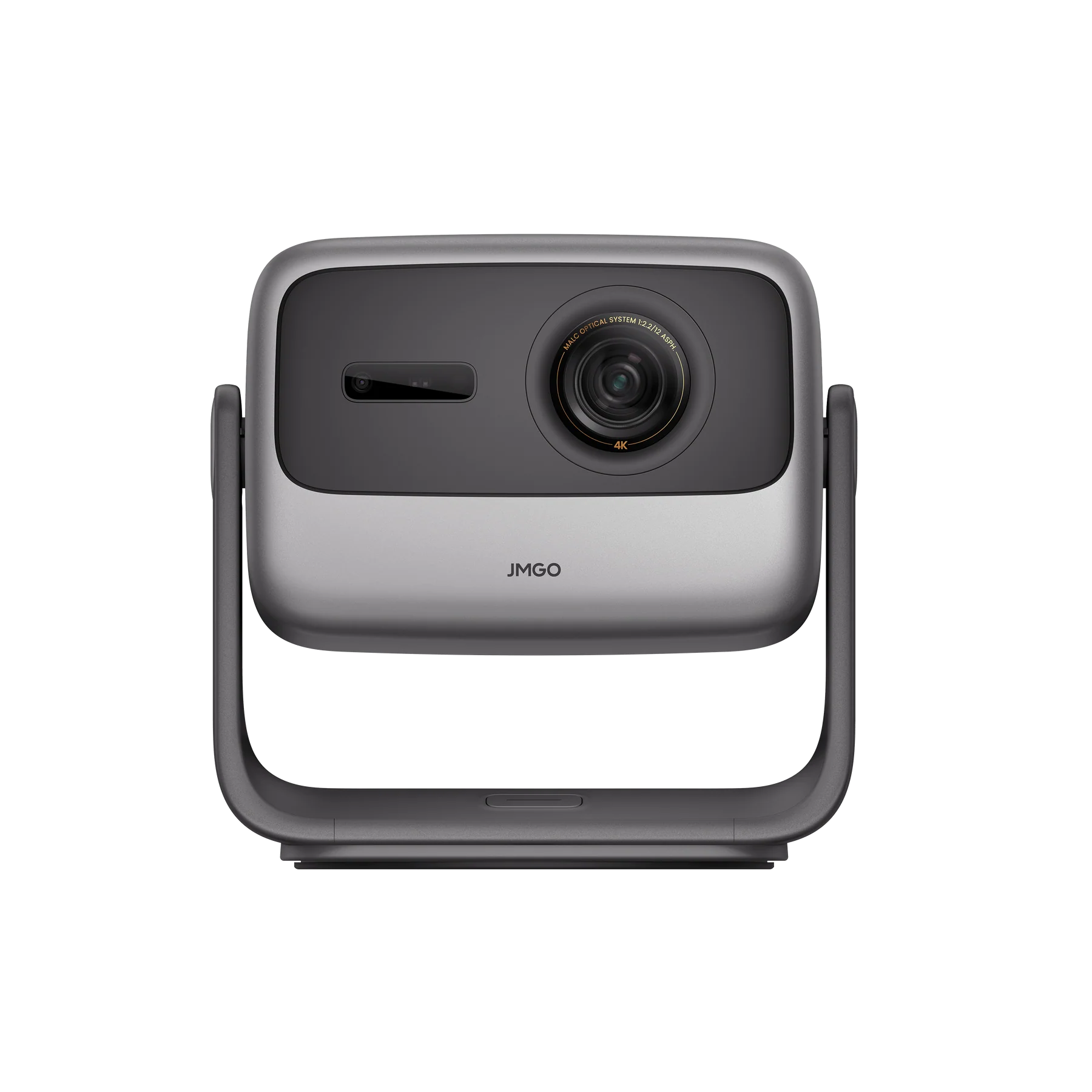 Gray JMGO N1S Infinity camera on a white background