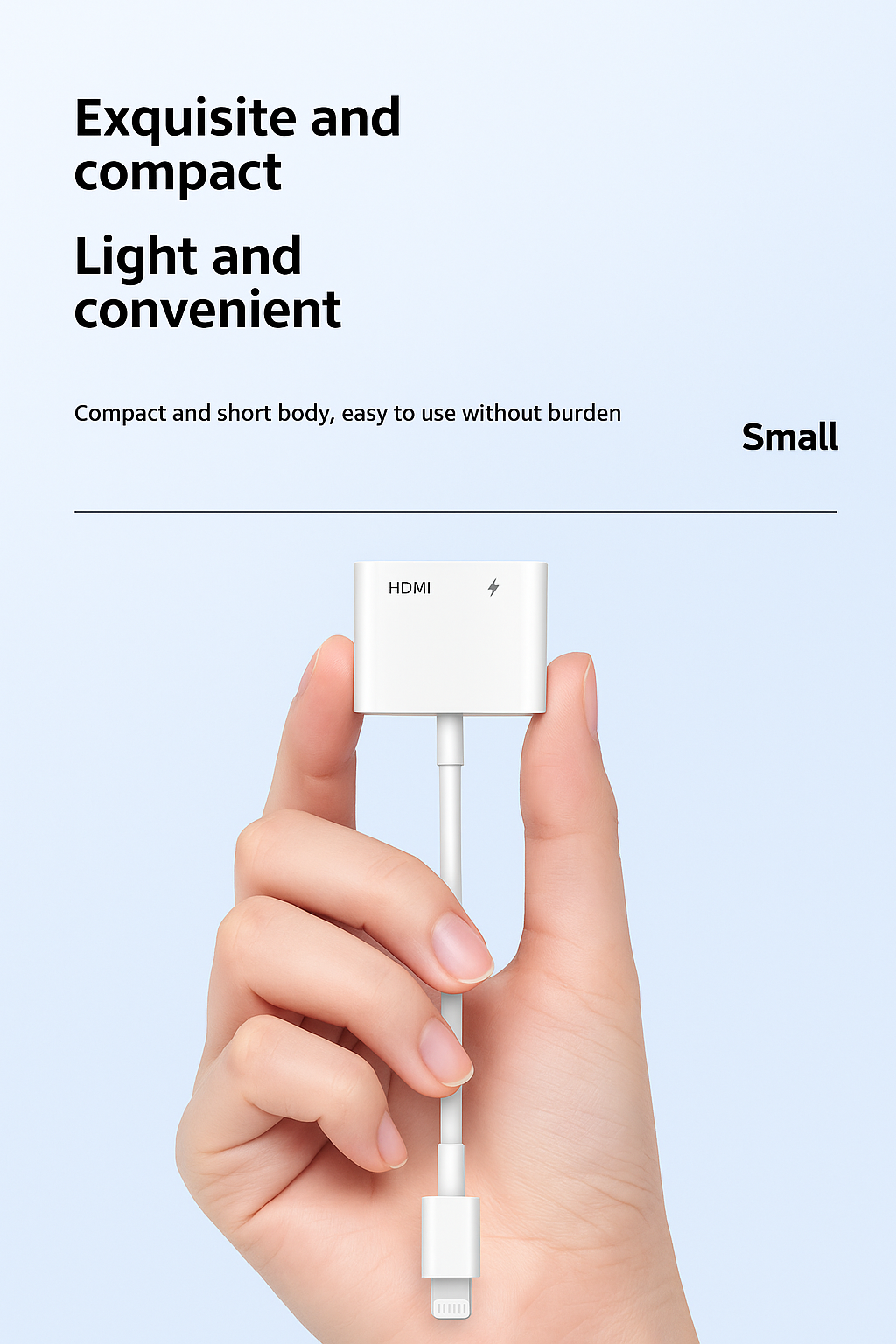 Lightning To HDMI Cable listing image 1