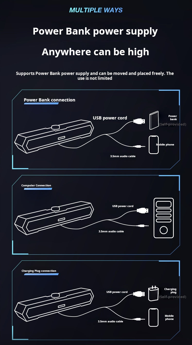 RGB Bluetooth Speakers listing image 2