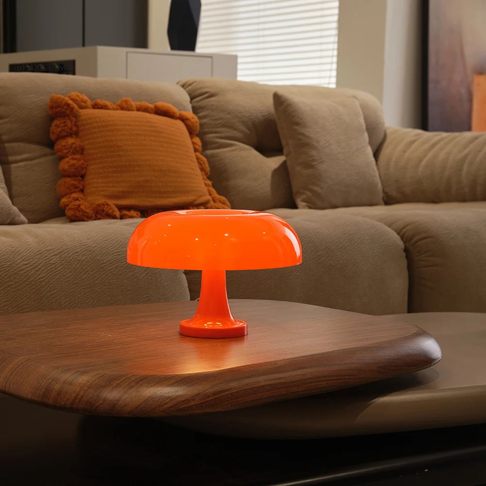 Modern Danish Mushroom Table Lamp LED Bedside Lamp listing image 2