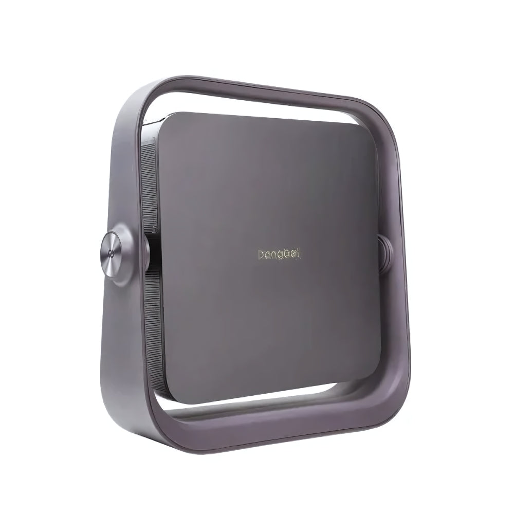 Dangbei Atom Mini Google TV Projector  attached to a projector rotating stand.