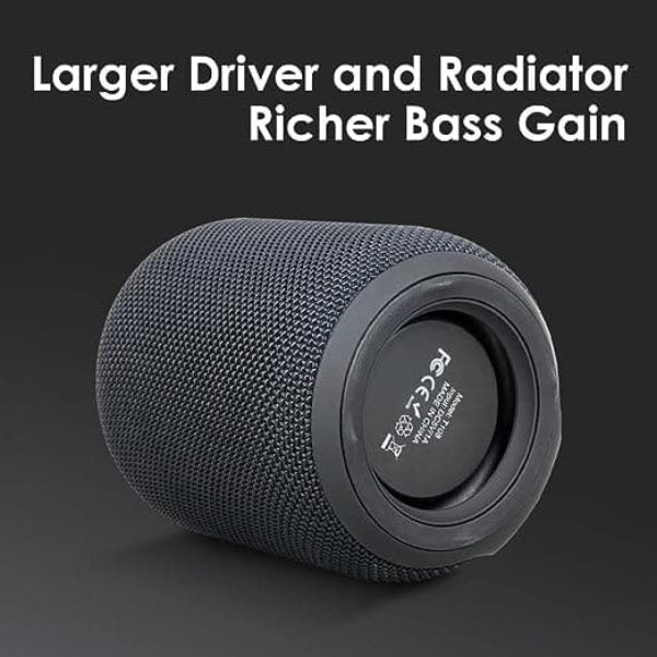 side view of the portable speaker